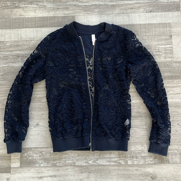 Target Jackets & Blazers - Transparent Floral Light Bomber Jacket